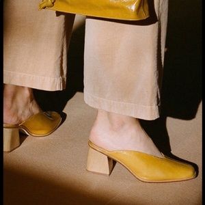 [Paloma Wool] Used Galapago Mules Dark Yellow